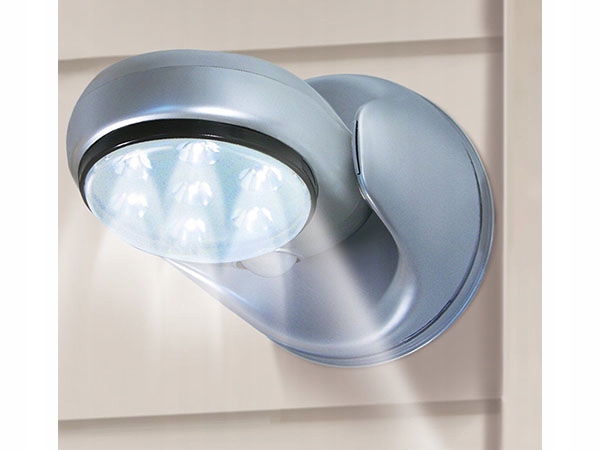 LAMPKA 7 LED BEZPRZEWODOWA Z CZUJNIKIEM RUCHU 360 LAMPA NOCNA NA BATERIE