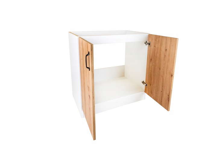 Szafka kuchenna pod zlewozmywak 80cm Lancelot Sonoma Artisan Biała