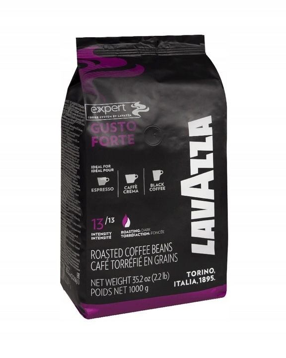 2 x Kawa ziarnista LAVAZZA EXPERT GUSTO FORTE 1kg + GRATIS videobook