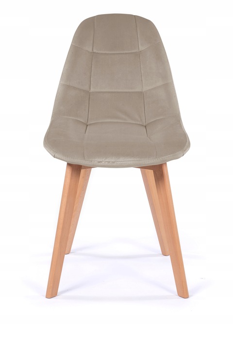 KRZESŁO TAPICEROWANE SKANDYNAWSKIE WELUR VEGAS