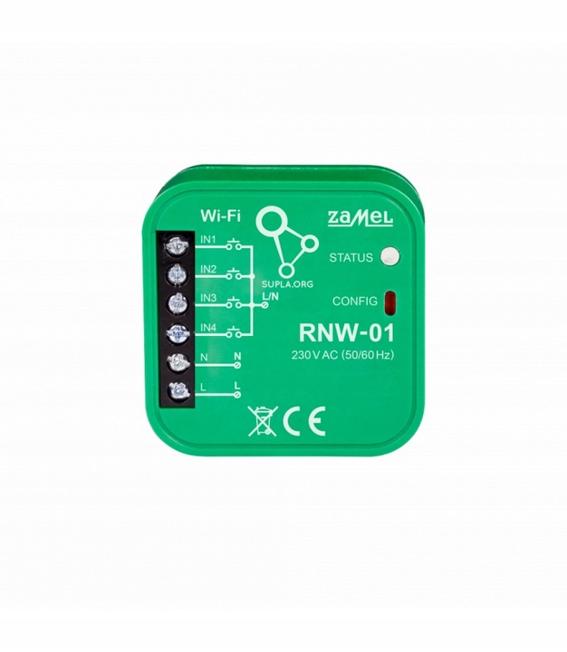 STEROWNIK NADAJNIK WI-FI 4 wejścia RNW-01 SUPLA