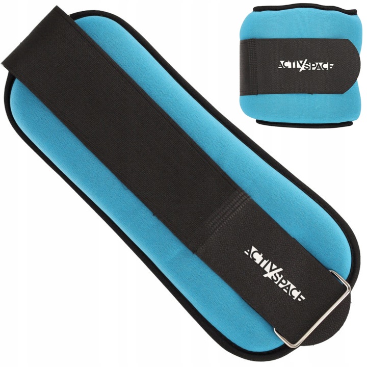 OBCIĄŻNIKI NA RĘCE NOGI NADGARSTKI CIĘŻARKI DO ĆWICZENIA RZEP 2X1 KG ZESTAW