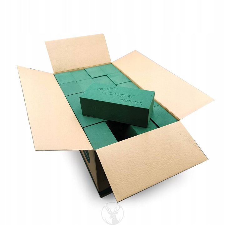 Gąbka florystyczna Victoria kostka Cegła Mokra