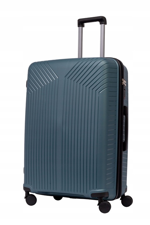 DUŻA WALIZKA PODRÓŻNA POLIPROPYLEN + POSZERZENIE SUWAKA BAGIA 100L