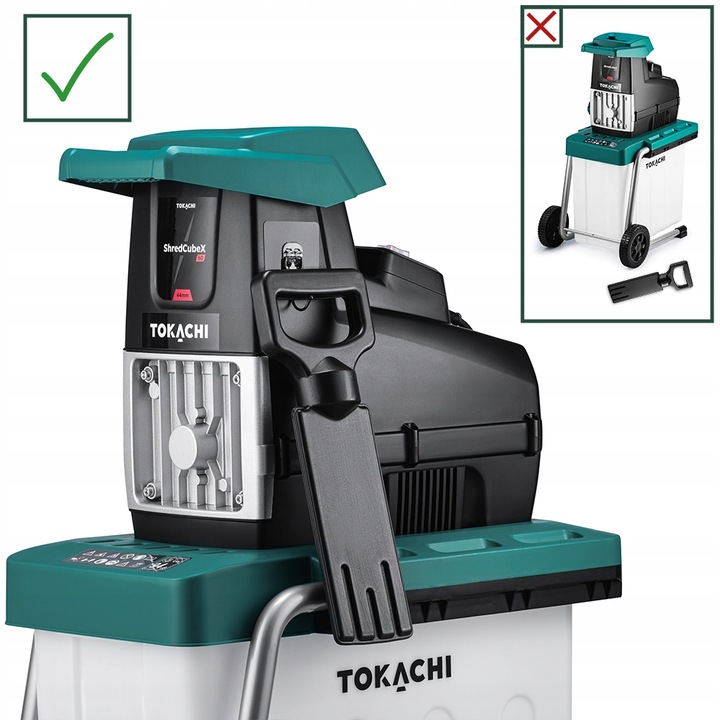 SAMOZASYSAJĄCY ROZDRABNIACZ DO GAŁĘZI Z KOSZEM 60 RĘBAK FREZOWY