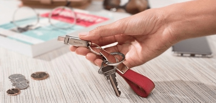 Pendrive SanDisk Ultra Dual Drive Luxe 256 GB 150MB/s USB 3.0 USB-C