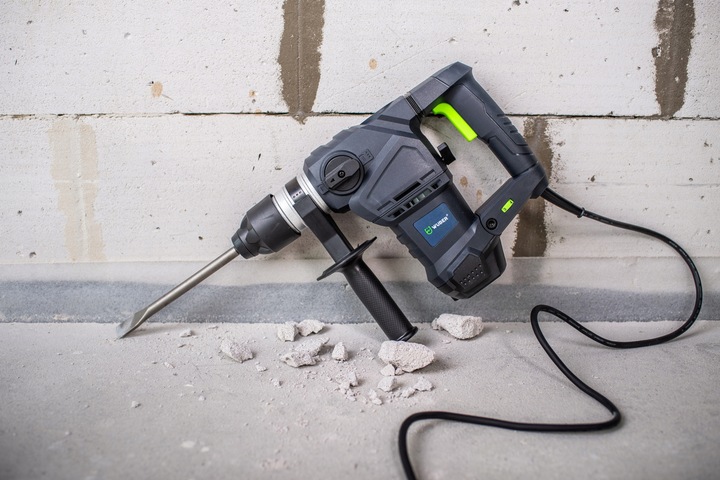 MŁOTOWIERTARKA UDAROWA SDS+ WIERTARKA MŁOT UDAROWY MOCNY ZESTAW WUBER