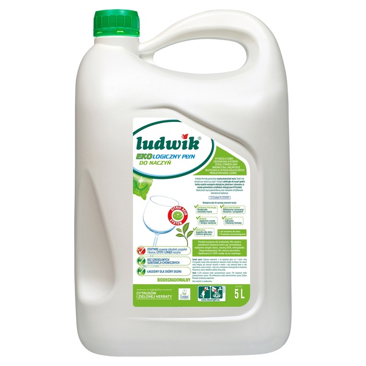 Ludwik Ekologiczny Płyn do mycia naczyń 5 L