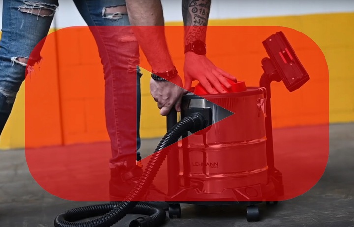 ODKURZACZ PRZEMYSŁOWY 2000W SUCHO DO KOMINKA GRUZU POPIOŁU DMUCHAWA