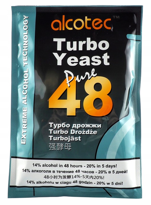 Drożdże Gorzelnicze Alcotec 48 Pure Turbo - 1.35kg