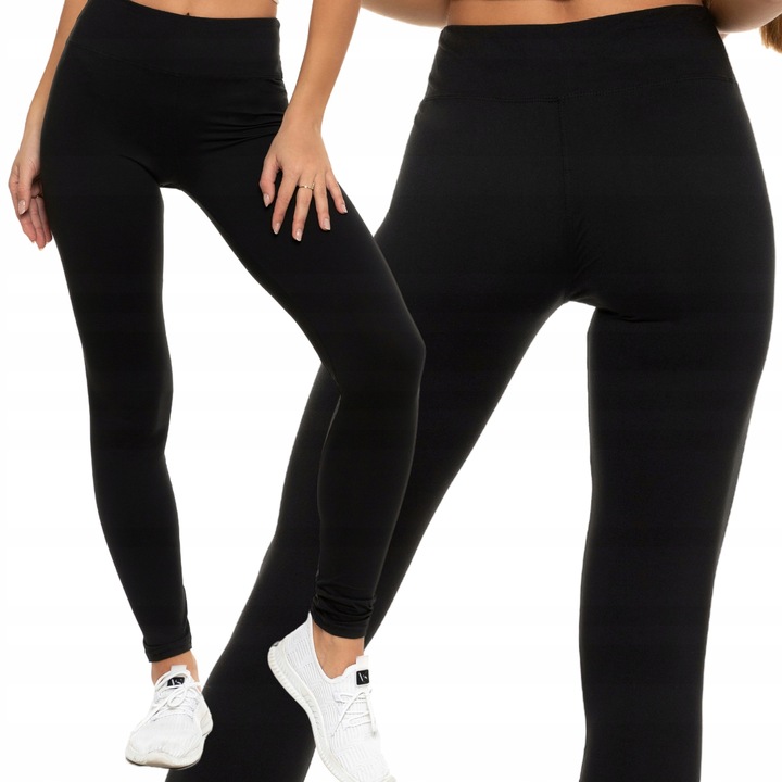 Legginsy Wysoki Stan Kryjące Getry Klasyczne Miękkie Miękkie MORAJ L/XL