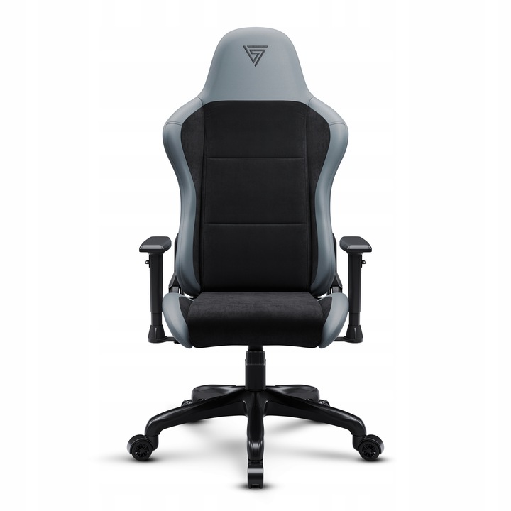 Fotel Gamingowy Biurowy Regulowany Materiał Alcantara + Ekoskóra Sense7