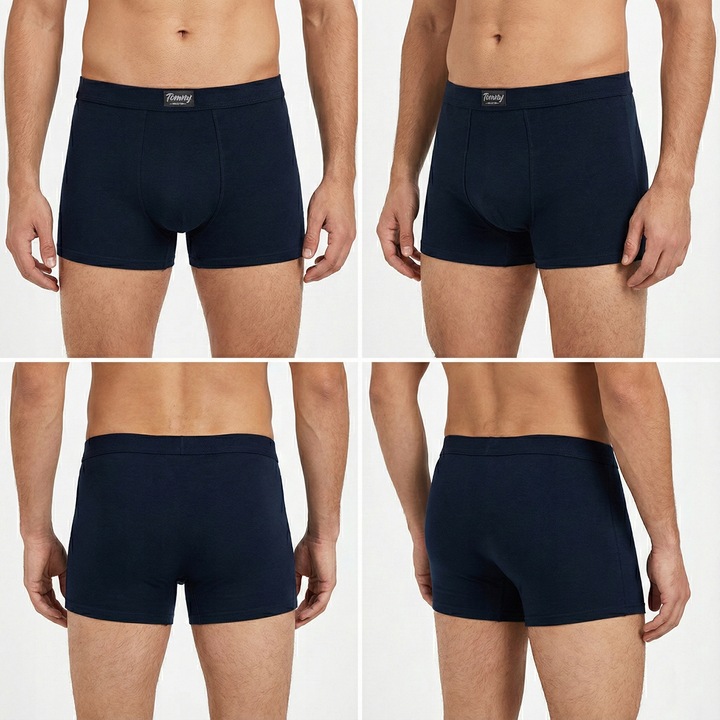 4x BOKSERKI MĘSKIE BAWEŁNIANE ELASTYCZNE WYGODNE ORYGINALNE TOMMY L