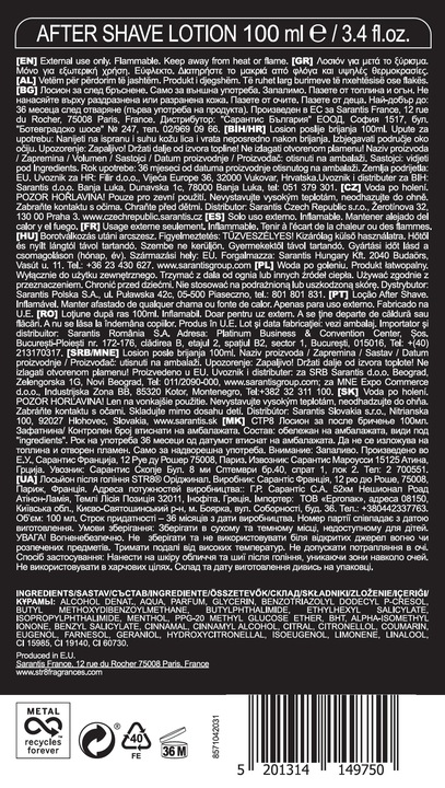 STR8 ORIGINAL 100ml WODA PO GOLENIU ALS