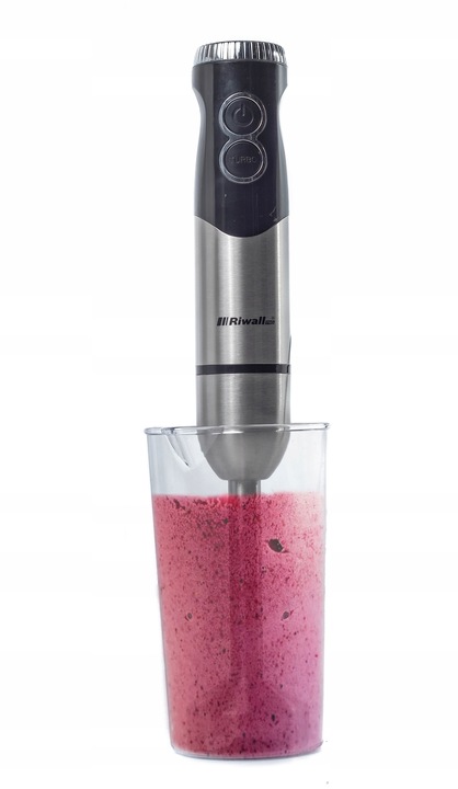 BLENDER RĘCZNY WIELOFUNKCYJNY RIWALL RB-01 6w1 TYTANOWE OSTRZA MOCNY