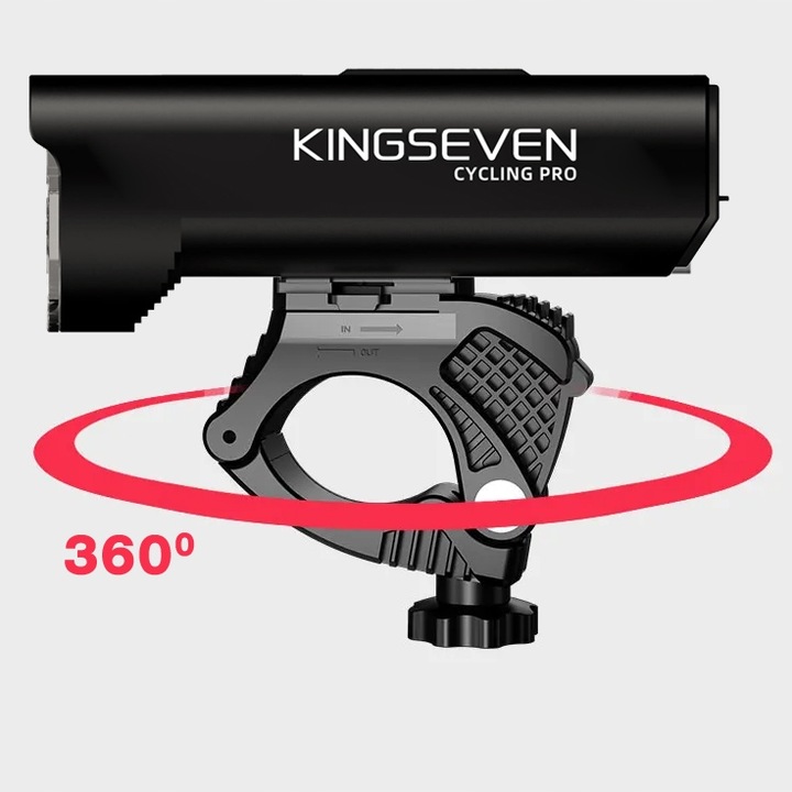 Mocna Lampka ROWEROWA Światło LED przód + tył 2000lm latarka 10000mAh ROWER