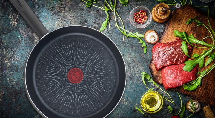 Patelnie TEFAL HARD TITANIUM 20 26cm 2 el gazowe