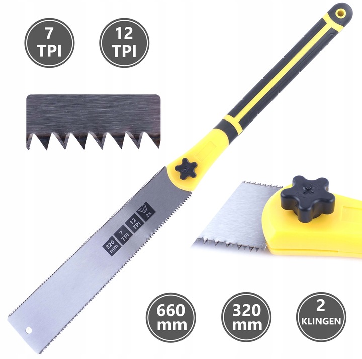 Piła ręczna japońska do drewna Drel