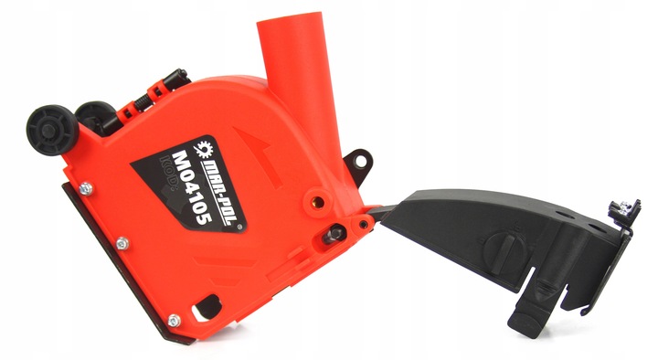 OSŁONA PRZECIWPYŁOWA DO SZLIFIERKI BRUZDOWNICA 125 ADAPTERY KLUCZ