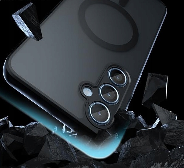 Etui do Samsung Galaxy A56 WZMACNIANE 360° MATOWE MATT Case + 2x SZKŁO