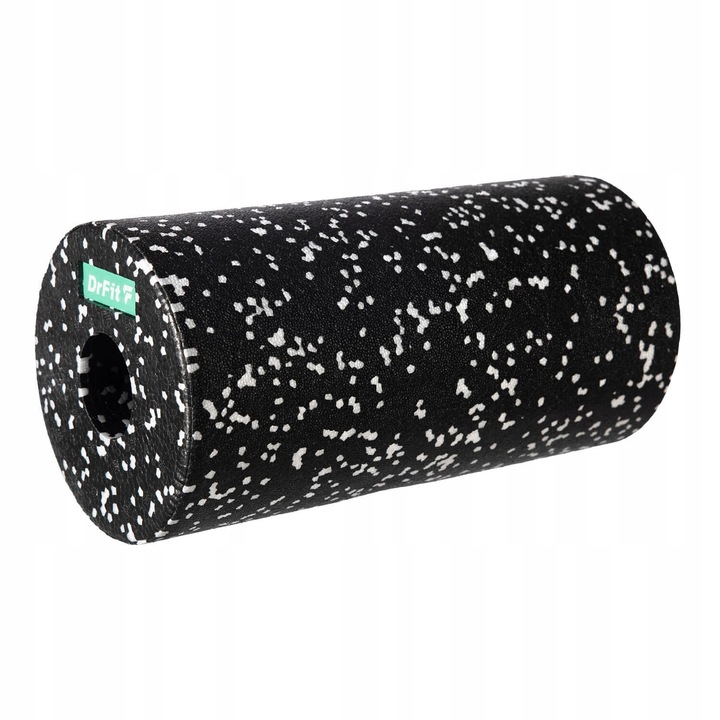 DrFit Roller wałek do masażu piłka duoball zestaw 4 elementy białe kropki