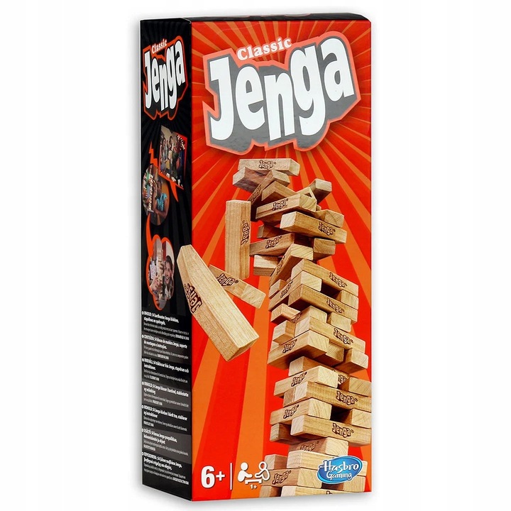 HASBRO GRA ZRĘCZNOŚCIOWA JENGA CLASSIC