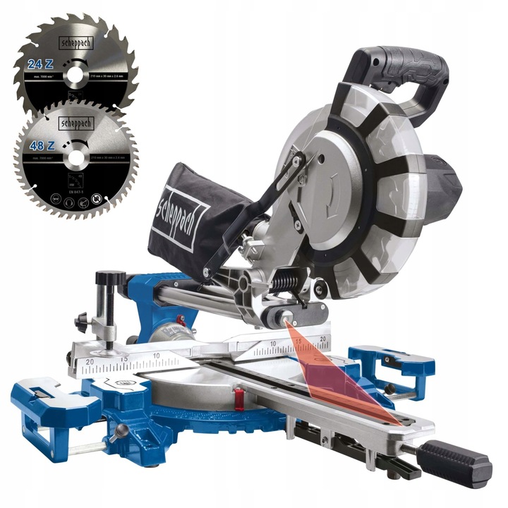 SCHEPPACH Piła ukośnica z posuwem Pilarka ukosowa HM216 + SOFT-START