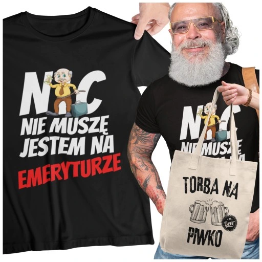 Prezent dla EMERYTA Emerytura KOSZULKA Pomysł