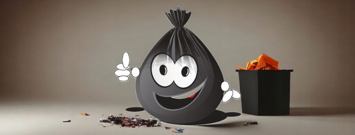 Worki do segregacji śmieci 240L – plastik, papier, szkło – 30 szt.