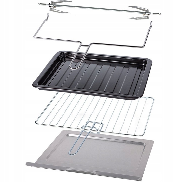 Piekarnik First Austria 45L LED Dotykowy 2000W z Rożnem i Grillem