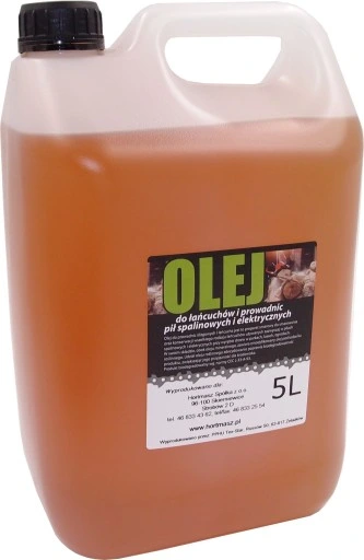 OLEJ DO SMAROWANIA ŁAŃCUCHA I PROWADNICY 5L PIŁY