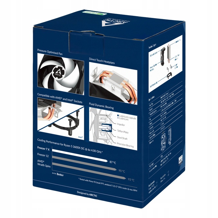 ARCTIC FREEZER 7 X chłodzenie CPU INTEL AMD