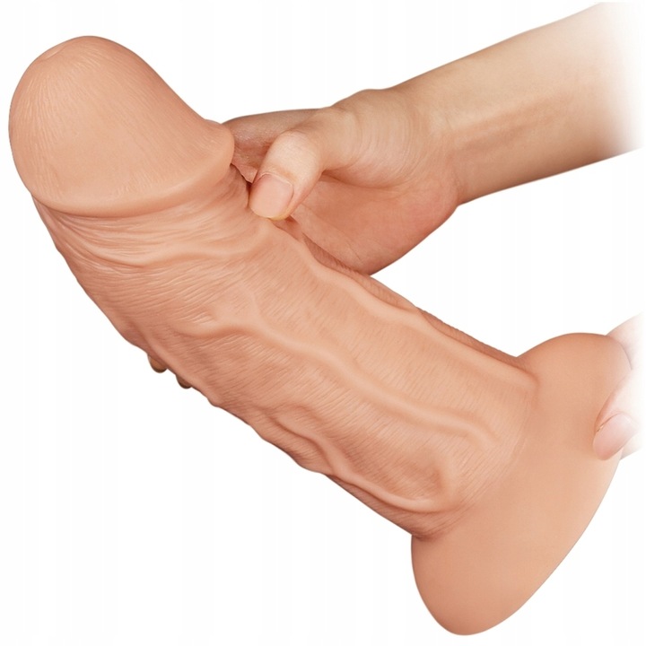 OGROMNE DILDO 6,6 cm ŚREDNICY MEGA GRUBY PENIS XXL SEX DONG
