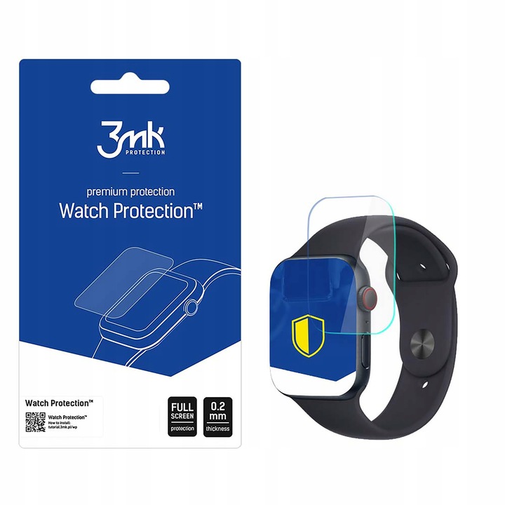 Szkło Ochrona do Apple Watch SE 2022 44mm 3mk Watch Protection