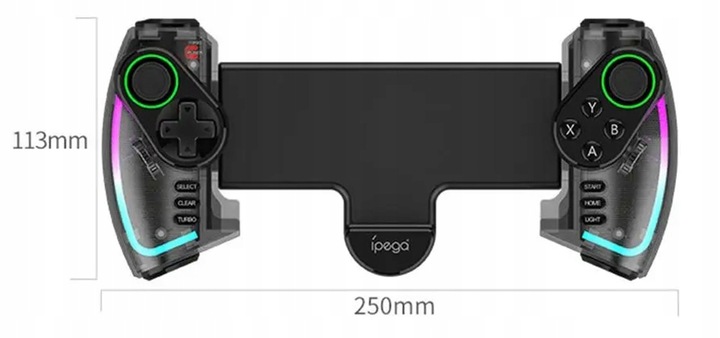 iPega PG-9777SH RGB Rozsuwany Kontroler GamePad Bezprzewodowy Android iOS