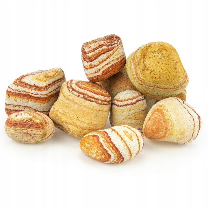 Otoczak Do Akwarium Kolorowy Kamień Zestaw 3kg