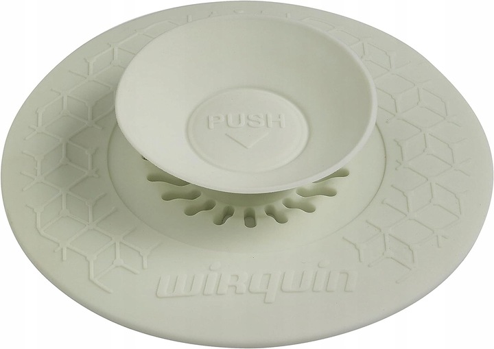 KOREK WIRQUIN DO UMYWALKI ZLEWU WANNY BRODZIKA 110 MM BIAŁY