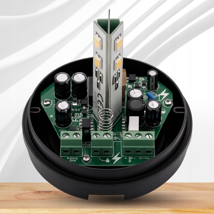 Uniwersalna Lampa sygnalizacyjna LED 12-230V do bramy KOGUT - Antena