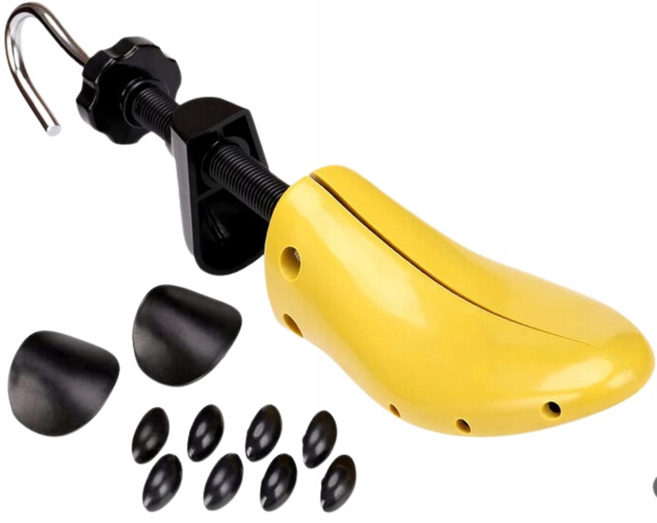 2x Regulowane prawidła do rozciągania butów obuwia 40-47 z nakładkami Para