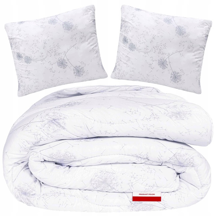 Kołdra CAŁOROCZNA 200x220 + 2xPoduszki 70x80 Ciepła Antyalergiczna z