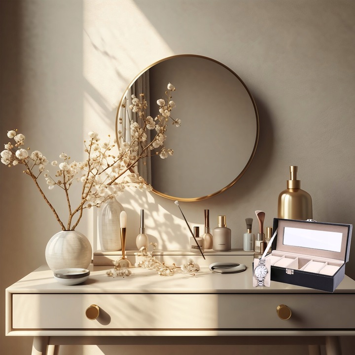 SZKATUŁKA NA ZEGARKI PUDEŁKO ORGANIZER BIŻUTERIĘ