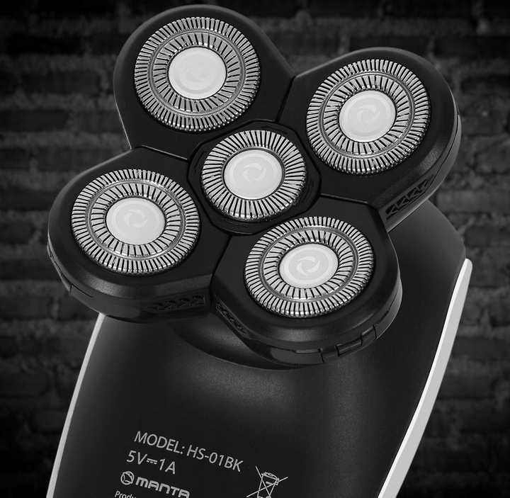 GOLARKA męska MASZYNKA TRYMER do golenia włosów GŁOWY BRODY USZU NOSA