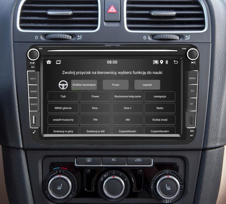 RADIO ANDROID 2DIN 4+64 GB 8 CALI VW PASSAT B6 B7 GOLF 5 V 6 VI SKODA