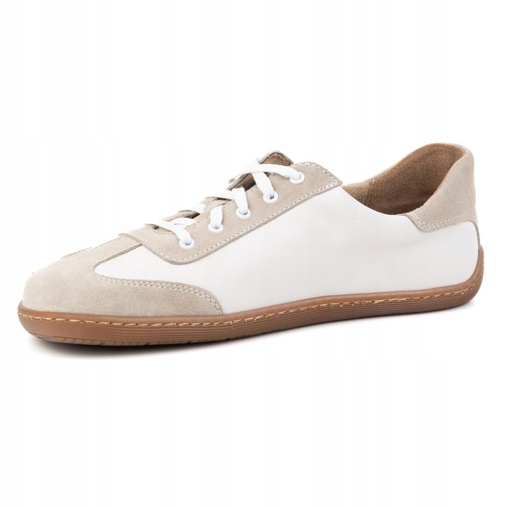 Buty barefoot minimalistyczne skórzane WASAK 0744W białe 39