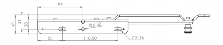 Podnośnik sypialkowy do łóżka tapczanu mechanizm