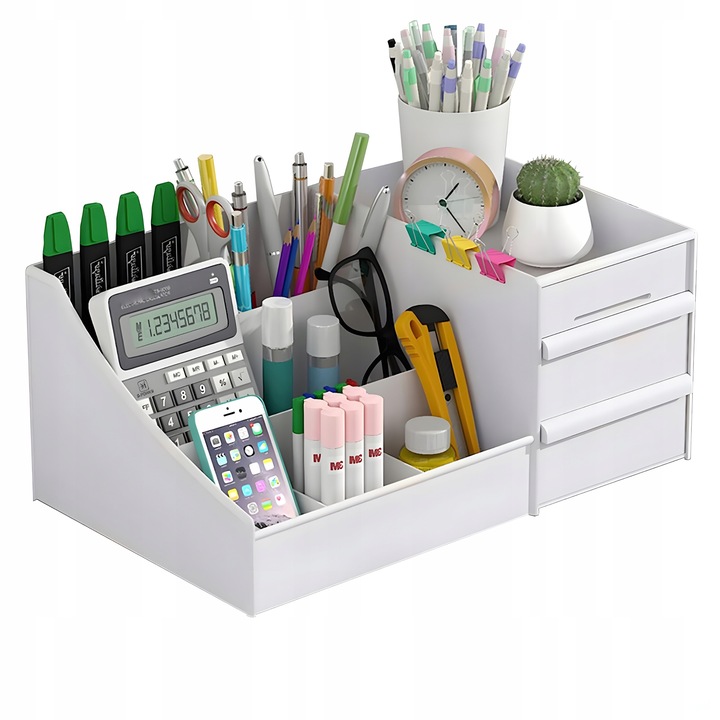Organizer na biurko duży przybornik szufladka biurkowy dla dzieci biura