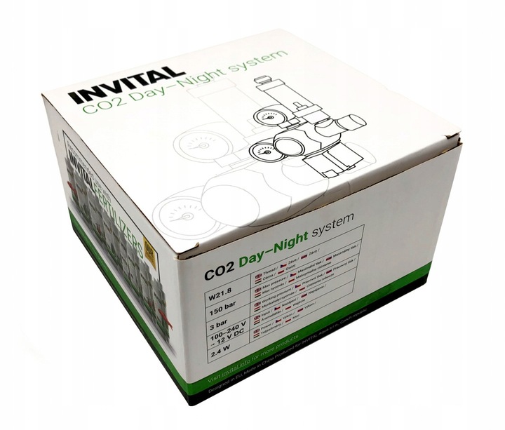 Zestaw CO2 Standard z wył. nocnym 5l z akcesoriami