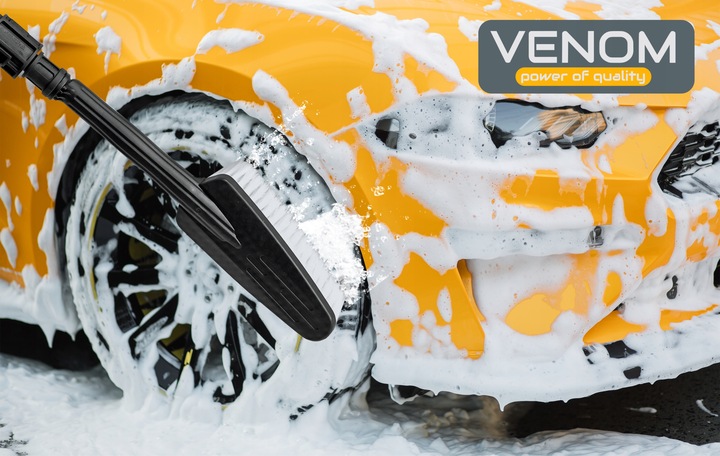 MYJKA CIŚNIENIOWA VENOM 380 BAR POMPA ALUM-MOSIĘŻNA ZWIJACZ ZESTAW WĄŻ