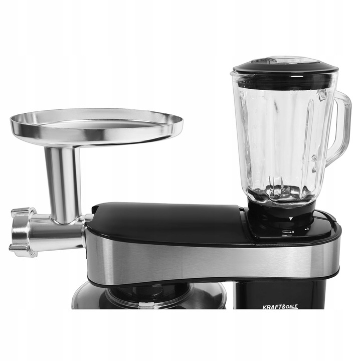 ROBOT PLANETARNY KUCHENNY MIKSER Z MISĄ BLENDER SZKLANY I MASZYNKA DO