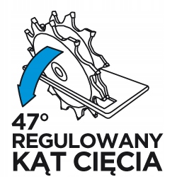 Zagłębiarka Piła Pilarka 1200W + Szyna 140 cm + Ściski GRAPHITE